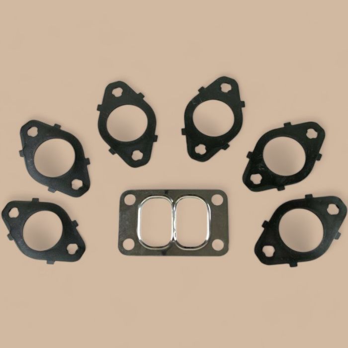 Dodge Exhaust Manifold Gasket Set 1045986 Compatible for 2007-2017 Dodge Ram 2500/3500 6.7L