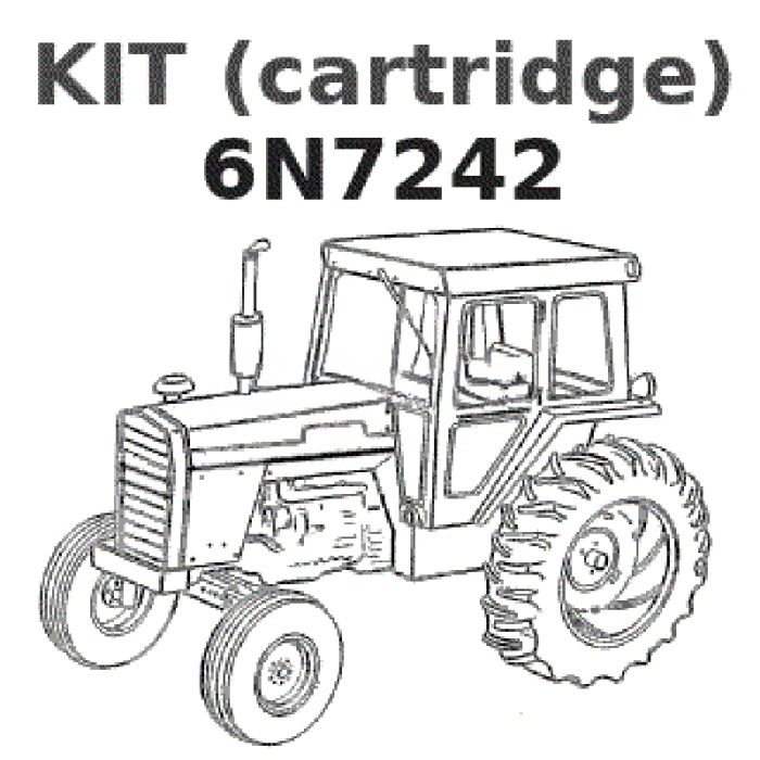 Caterpillar Cartridge Kit 6N-7242 Compatible for Caterpillar CAT 235 140B 955K 955L 977K D6C D6D 966R