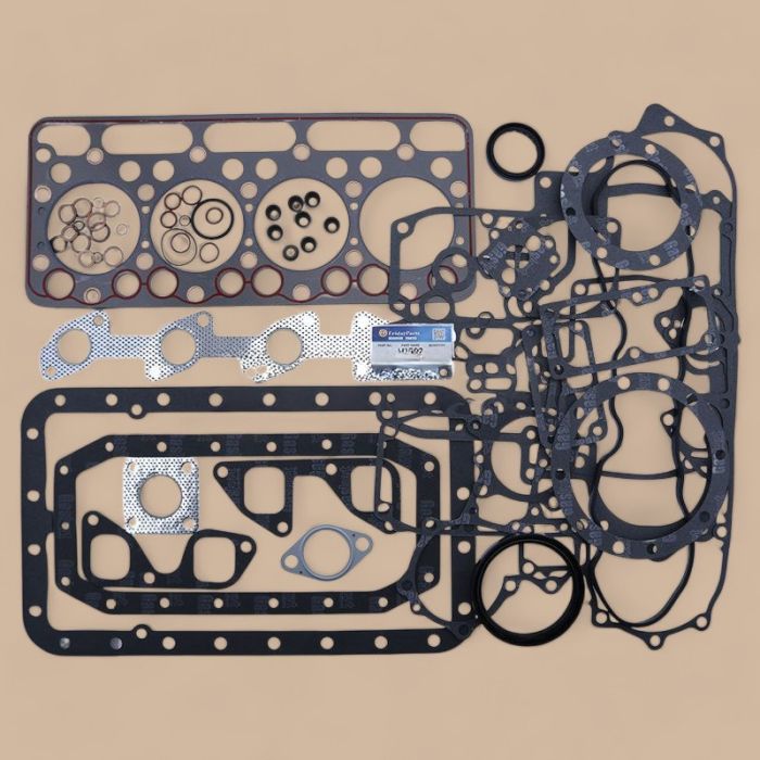 Kubota Full Gasket Kit 6630554 Upper+6630555 Lower Compatible for Kubota Engine V1702 Bobcat Loader 645 743 1600