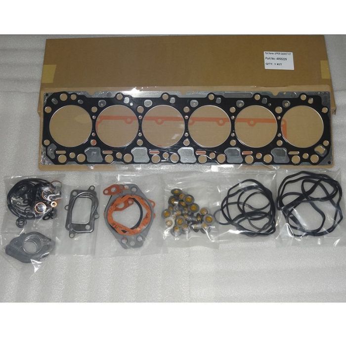 Cummins Upper Engine Gasket Kit 4955229 Compatible for Cummins QSB6.7 ISDE 6 Cylinder