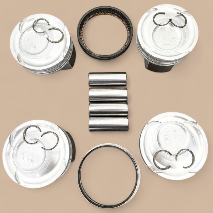 Hyundai Standard Piston Kit with Ring 23041-2BAB0 Compatible for Hyundai Veloster Kia Forte5 SX 1.6L L4