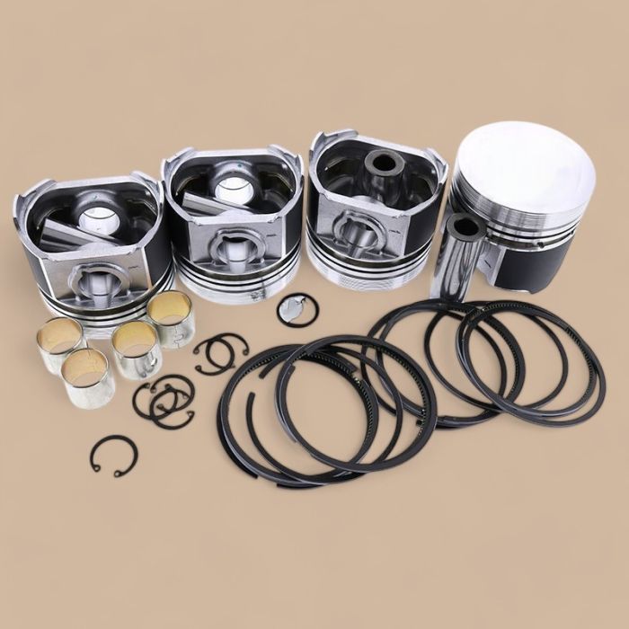 Hyundai For Hyundai Excavator R60-9S R60W-9S Yanmar Engine 4TNV94L Komatsu Engine 4D94LE Piston Kit With Ring Set YM129906-22080 YM129906-22050