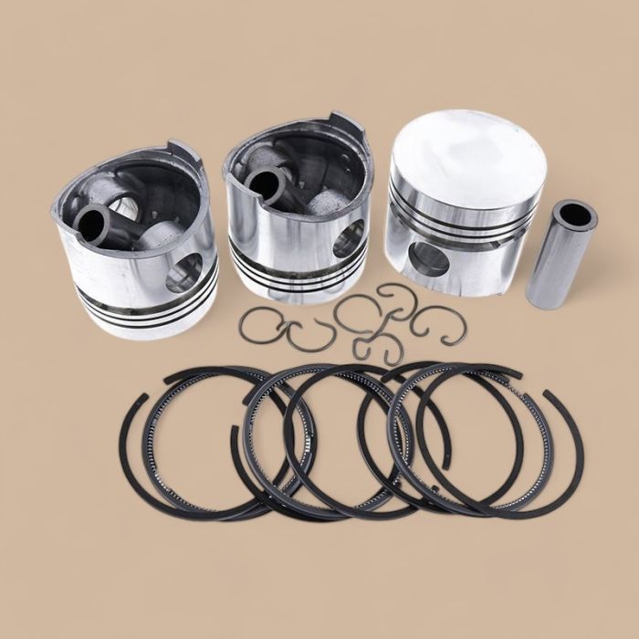 John Deere Piston & Piston Ring Set MIA880354 Compatible for Yanmar Engine 3TNV84T 3TNV86CT John Deere Mower 1600 8700A 8800A 8900A