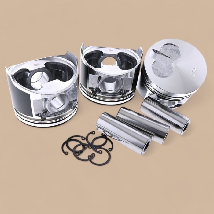 Perkins STD Piston Kit 115017810 Compatible for Perkins Engine 404F-E22T 403F-E17T