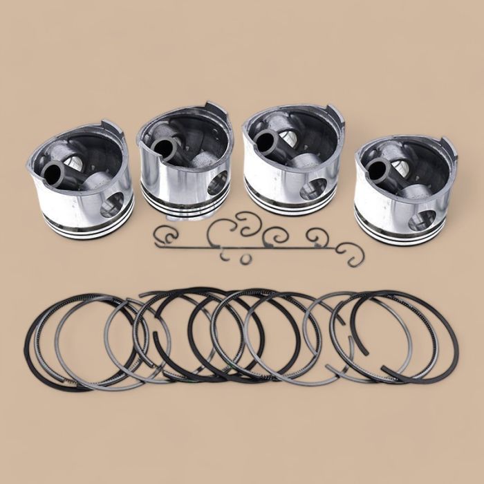 Mitsubishi STD Piston Kit with Ring Compatible for Mitsubishi Engine S4Q S4Q2 S4Q2-T S4Q2-Y3SCM