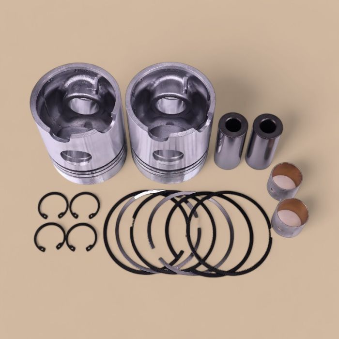 Deutz Piston Kit 04231726 Compatible for Deutz Engine F2L912 F3L912 F3L912D F4L912 F4L912D F5L912D F6L912 F6L912D