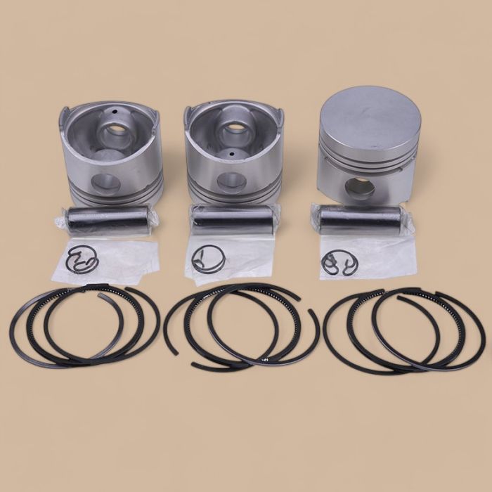 Kubota STD Piston Kit with Ring Compatible for Kubota Engine D750 D750B D750-B