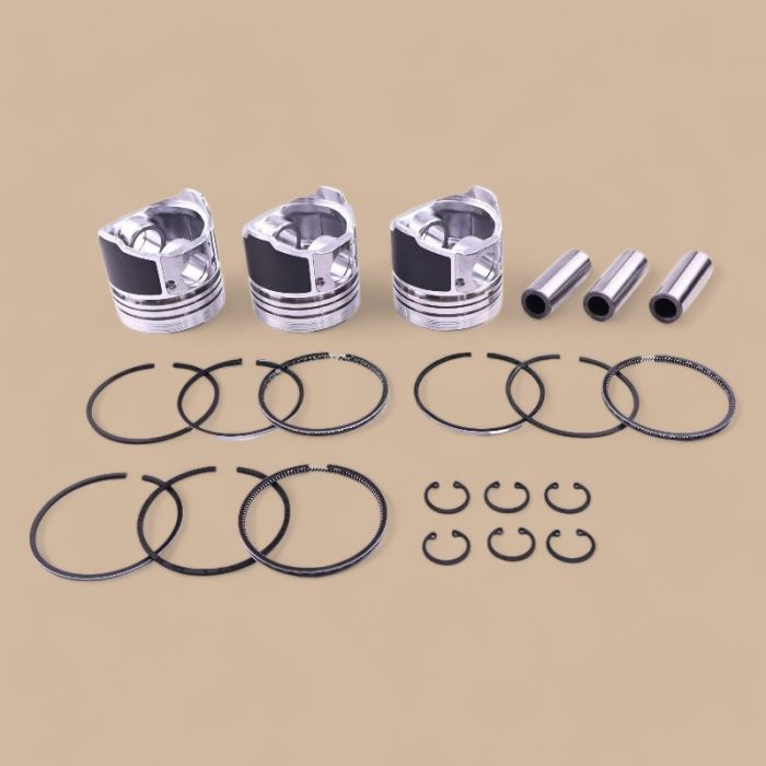 Kubota STD Piston Kit with Ring Compatible for Kubota Engine D905 D905E D905B D905H