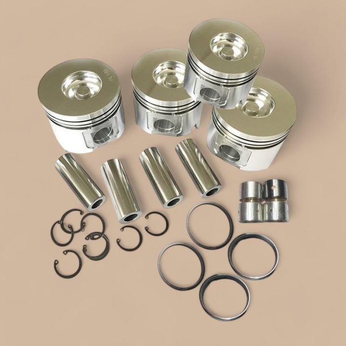 Deutz Piston Kit with Piston Ring Compatible for Deutz BF4M2012C Engine