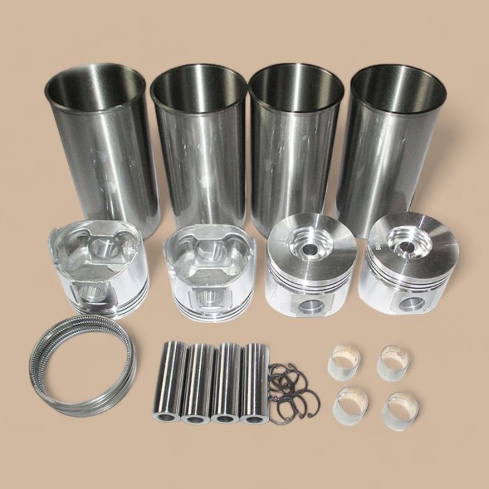 Isuzu 4 Cylinder Piston Liner Kits Compatible for Isuzu 4HE1 4HE1T Engine NPR NQR GMC W3 W4 W5 4.8L