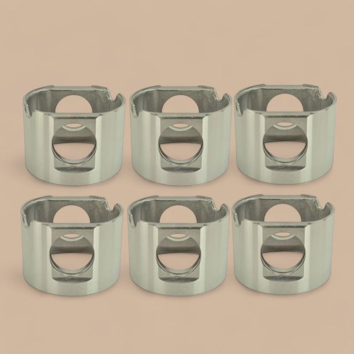 Caterpillar 6 Pcs Piston Skirt 132-6663 Compatible for Caterpillar CAT Engine 3406 3456 C-12 C-15 C-16 Excavator 320 375 320B 325B 375 385B 5080 5090B 6040 6060