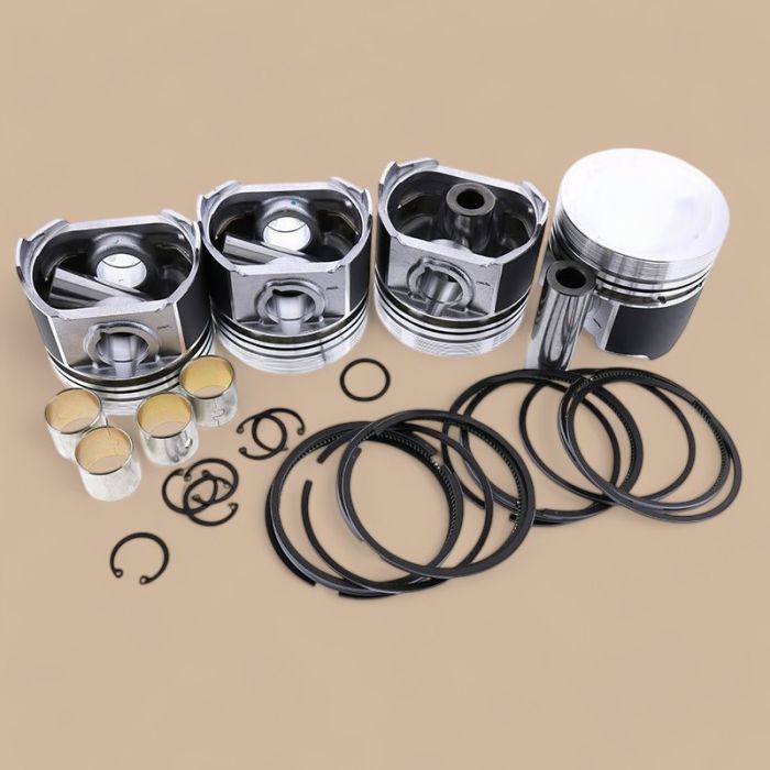 Yanmar STD Piston Kit with Ring Compatible for Yanmar Engine 4TNE92 4TNE92-NMH
