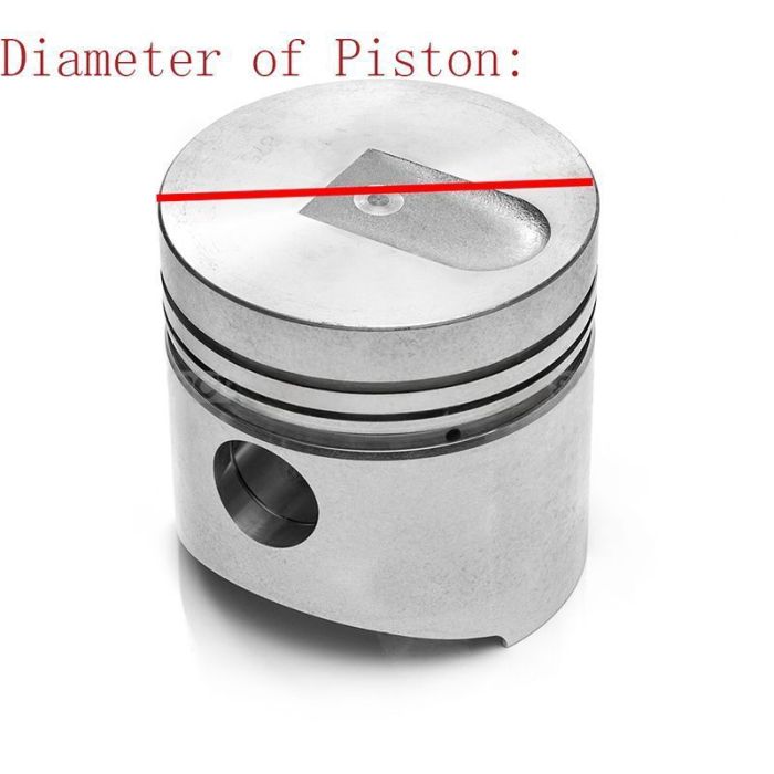 Mitsubishi STD Piston Kit with Ring Compatible for Mitsubishi Engine S6E S6E2 S6E2-T
