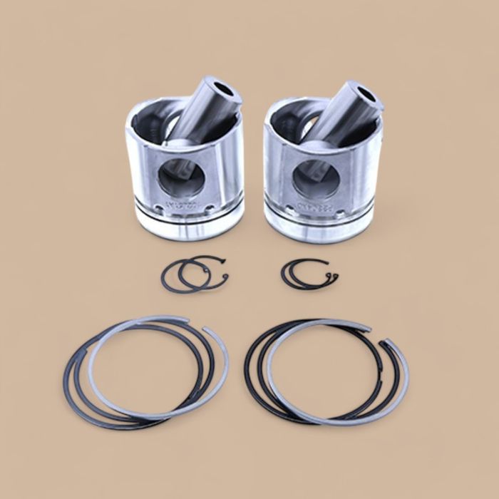 Howo Piston Set of Air Brake Compressor 9125600080 VG1093130001 Compatible for Howo Truck A7