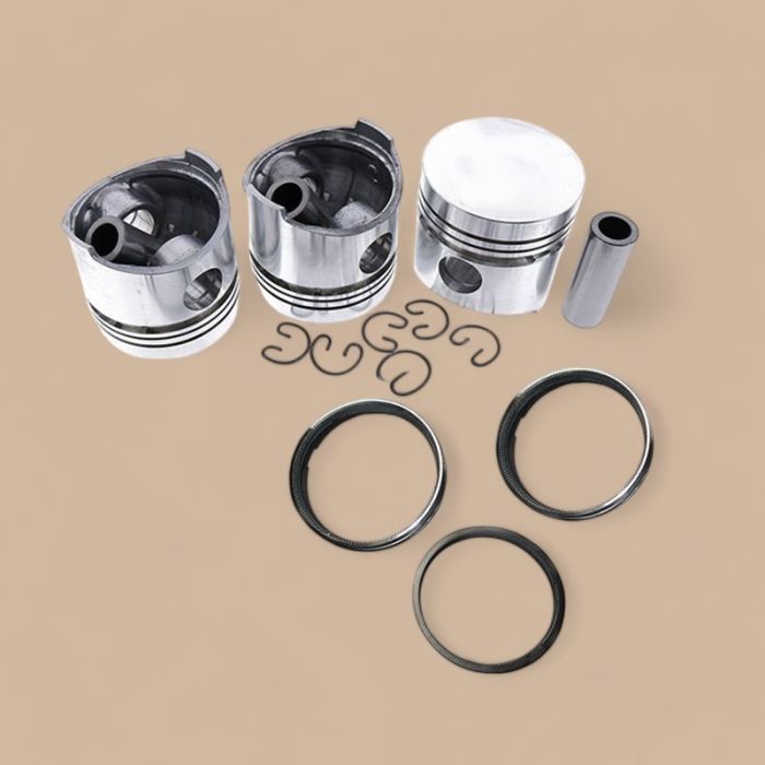 Mitsubishi Piston Kit Compatible for Mitsubishi Engine S3Q2 S3Q2T