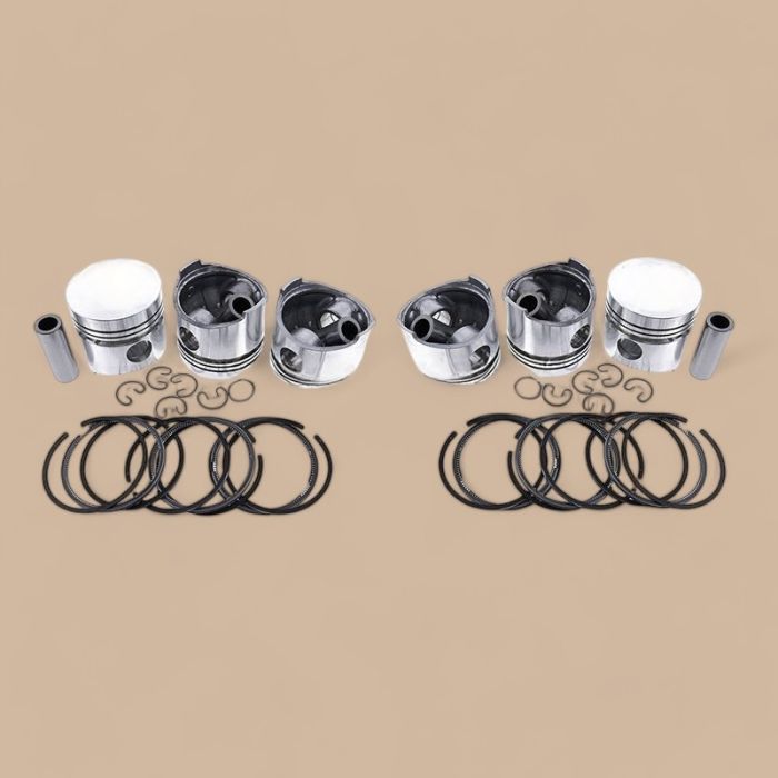 Komatsu STD Piston Kit Compatible for Komatsu Engine SA12V140 SA6D140