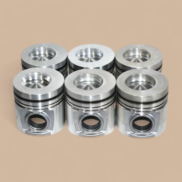 Cummins 6PCS Piston 4936469 Compatible for Cummins Engine ISL 6L