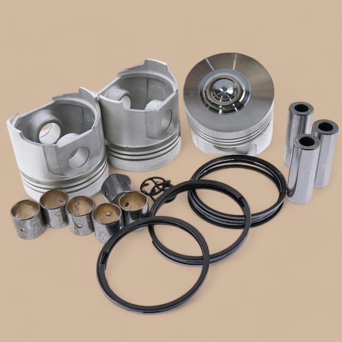 Komatsu STD Piston Kit with Ring Compatible for Komatsu Engine 3D84-2 3D84N-2