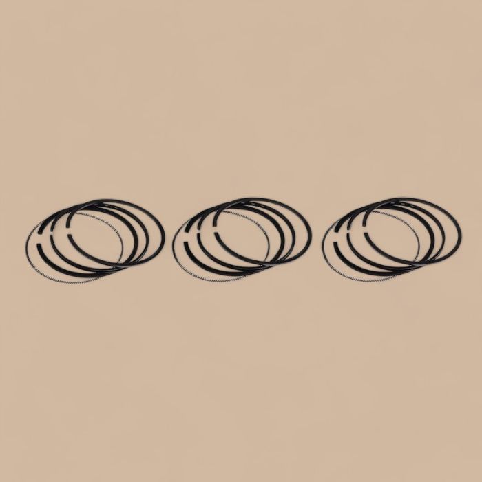Mitsubishi STD Piston Ring Set MM433713 Compatible for Mitsubishi Engine L3E Komatsu Doosan Daewoo SOLAR 015PLUS