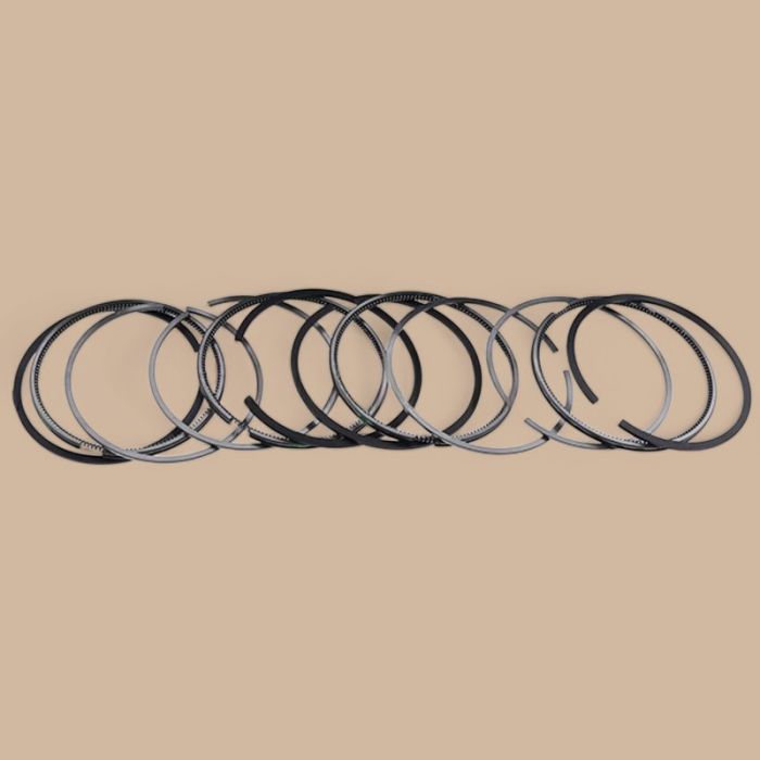 Isuzu 4 Set Piston Ring Compatible for Isuzu Engine 4LE2 Kobelco Excavator SK75SR SK70SR-2