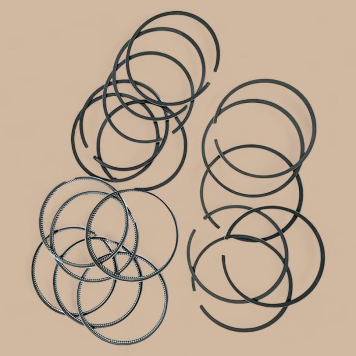 Mitsubishi 1 Set Piston Ring ME999717 Compatible for Mitsubishi 6D31 6D31T Engine