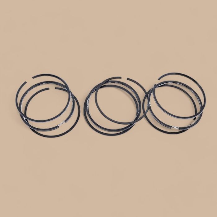 Yanmar 1 Set Piston Ring Compatible for Yanmar 3TNE68 3D68E 3TNV68 3TN68E Engine