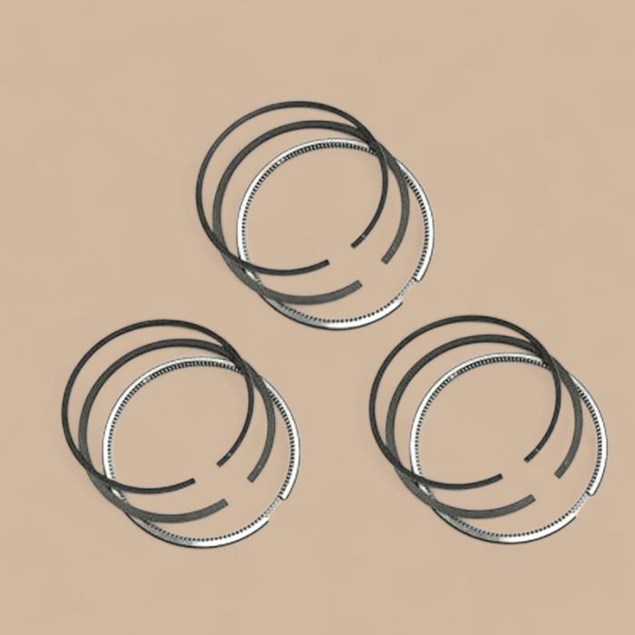 Isuzu For Hitaci Excavator EX50UR Isuzu Engine 3AB1 Piston Ring 5-12121010-0 3 Units 1 Set