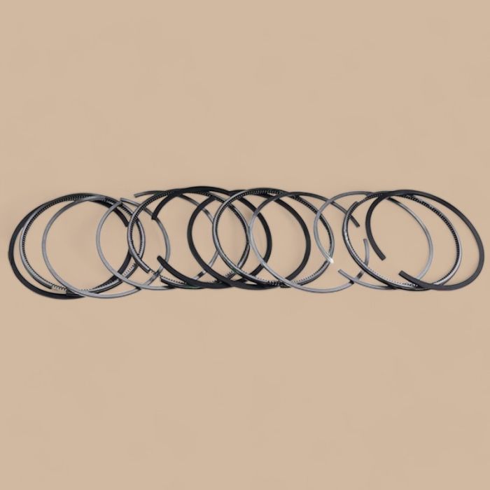 Yanmar 1 Set Piston Rings Compatible for Yanmar 4TNV98 4TNV98T Komatsu S4D98E Engine