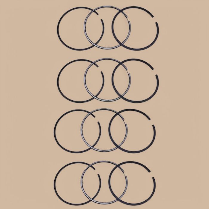 Komatsu For Komatsu Skid Steer SK09J-2 Yanmar Engine 4TNE98 Komatsu Engine 4D98E Piston Ring 4 Units 1 Set