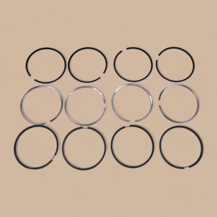 Kubota STD 1 Set Piston Ring 6678075 Compatible for Kubota Engine V2203 D1703-E2B Bobcat B300 325 328 331 334 337 341 753 763 773 5600 7753 BL370 S150 S160 S175 S185