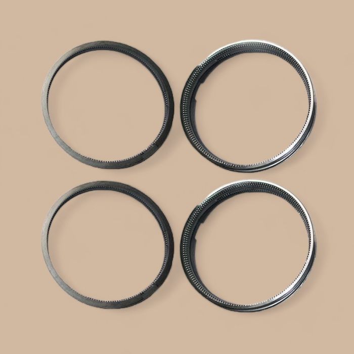 Mitsubishi STD Piston Ring 4 Units 1 Set Compatible for Mitsubishi S4K S4KT Engine Caterpillar CAT E120B E312 E320