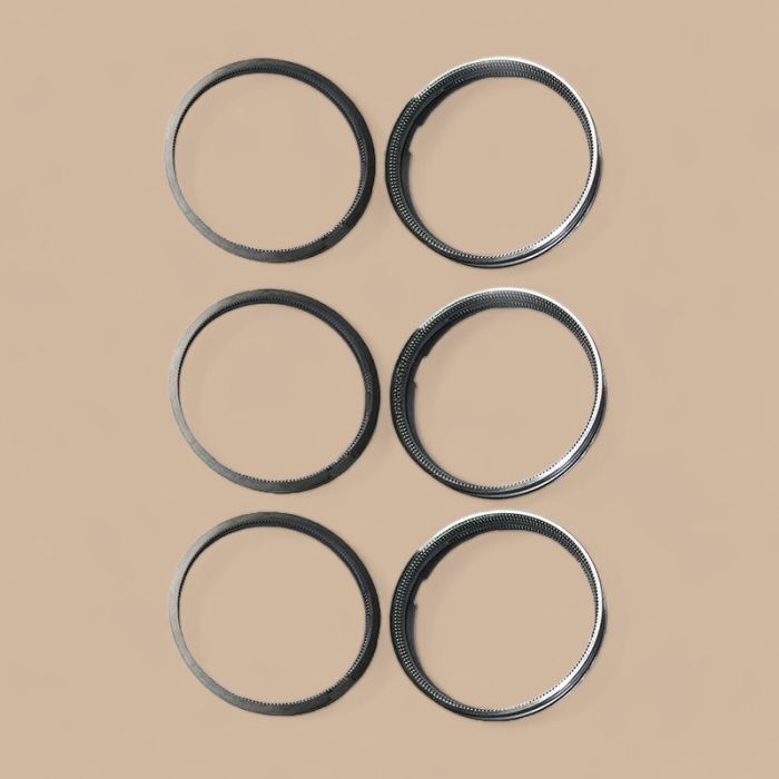 Komatsu STD Piston Ring 6 Units 1 Set Compatible for Komatsu S6D108 S6D108-1 Engine PC300-5 PC300-6 Excavator