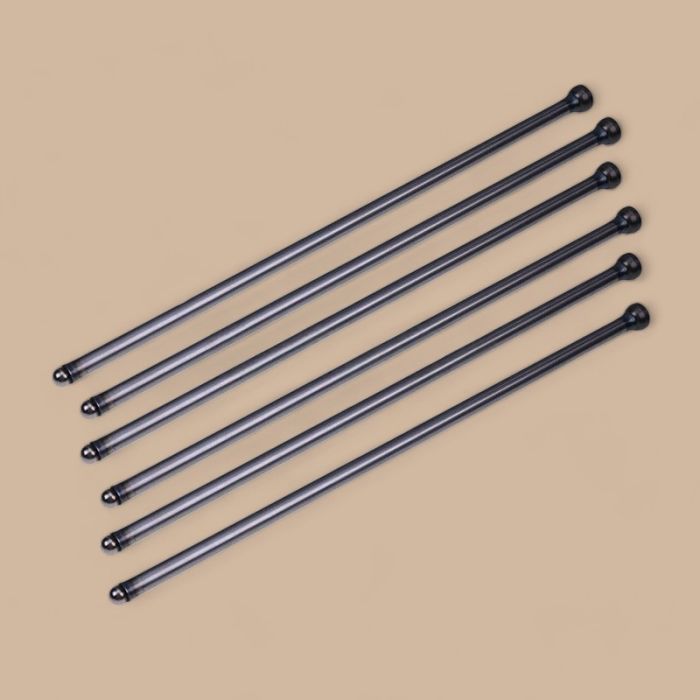 Yanmar 6 Push Rods 129150-14400 Compatible for Yanmar 3JH3Z 3JH30A 3TN75E 3TN82L 3TN84TL 3TNE84 3TNE88