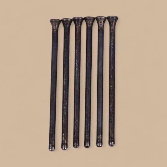 Kubota 6Pcs Push Rod 6670384 Compatible for Kubota Engine D722 D902 Bobcat Excavator E19 E17 E10 E16 E14 E08 E20 316 323 322 320 324 321 319 418 Loader MT52 MT50 MT55 MT85 463 453