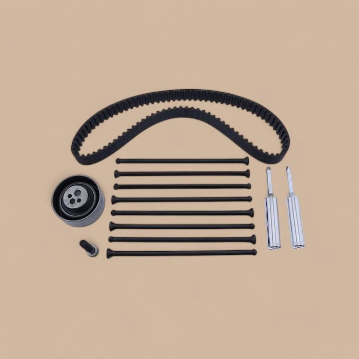 Deutz Timing Belt Kit with Push Rods and Timing Pin Set 02929933&02109085&100700 Compatible for Deutz Engines 1011 1011F Bobcat Skid Steer Loaders 863 T200