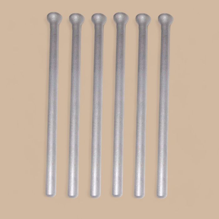 Kubota 6Pcs Push Rod 25-15106-00 Compatible for Kubota D1105, D1105-E3B-CTD-2 Carrier CT3.69 CT3-69-TV Engine