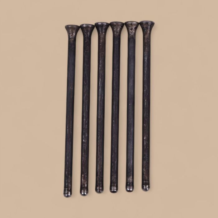 Kubota 6Pcs Push Rod 16851-15110 Compatible for Kubota Engine D722 D902 Kubota Utility Vehicle RTV900 Mower ZD1011 ZD1021 ZD18 ZD21 ZD221 ZD321 ZD323 ZP330