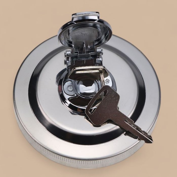 Komatsu Fuel Cap with 2 Keys 20Y-04-11160 Compatible for Komatsu PC360-7 PC300-8 PC290-8K PC240-8K PC220LC-8 PC200-7 PC-6 Excavator