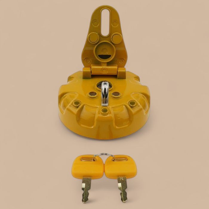 Hyundai Locking Fuel Tank Cap 31Q4-02130 Compatible for Hyundai Excavator R140LC-9 R210LC-9 R220-9 R150-9
