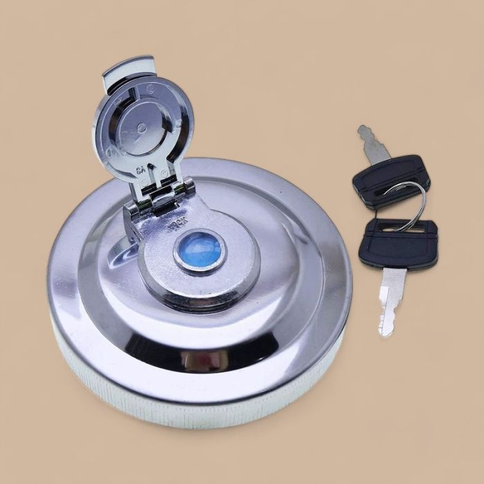 Isuzu Fuel Tank Cap 4361638 Compatible for Isuzu Engine 4HK1 6WG1 Hitachi Excavator EX120-5 EX100-3 EX150LC-5 EX160LC-5 EX200-3 EX220-5 EX220LC-5 EX230H-5