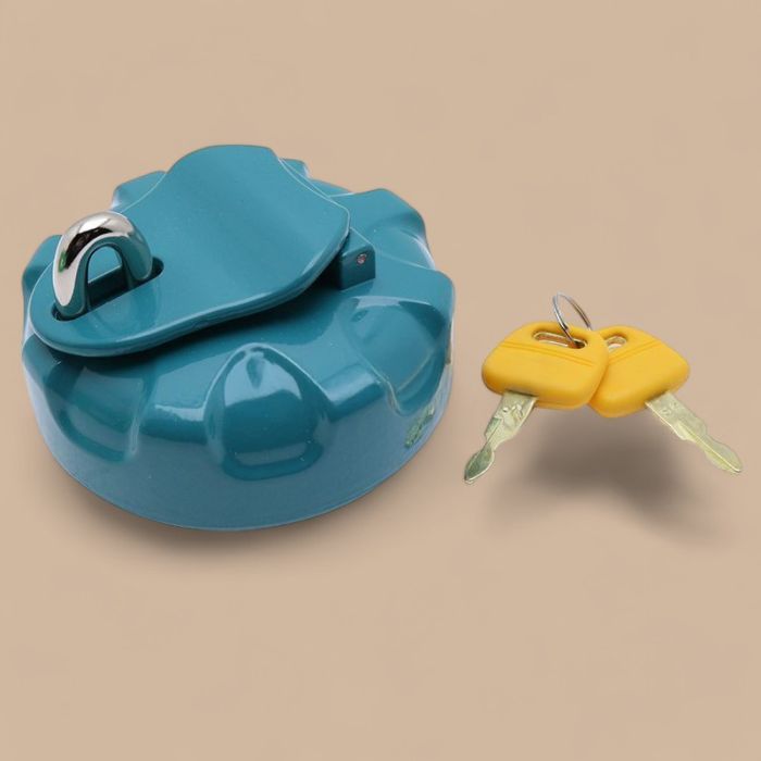 Kobelco Fuel Tank Cap With 2 Keys DS-1593 Compatible for Kobelco SK200
