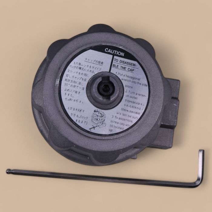 Hyundai Hydraulic Tank Breather Cap 31E1-10350 E131-0253 Include Seat Base Compatible for Hyundai R130LC R130W R180LC-3 R200W R210LC-3 R250LC-3 R290LC R290LC-3 R320LC-3 R55-3 R55W-3