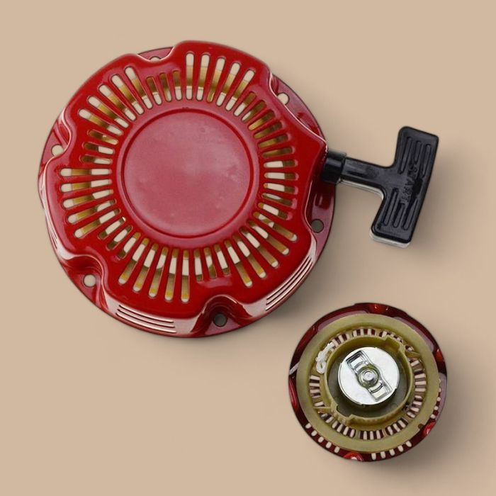 Generator Red Pull Start Recoil Starter Compatible for 154F Generator Engine Pit Bike ATV Quad Moped Scooter Bicycles