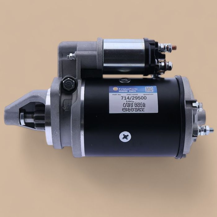 JCB Starter 714/29500 Compatible for JCB Backhoe Loader 1400 1700 410 430 520 525 530 805 806C 807C 820 Perkins 3.8 4.0 1973-1985