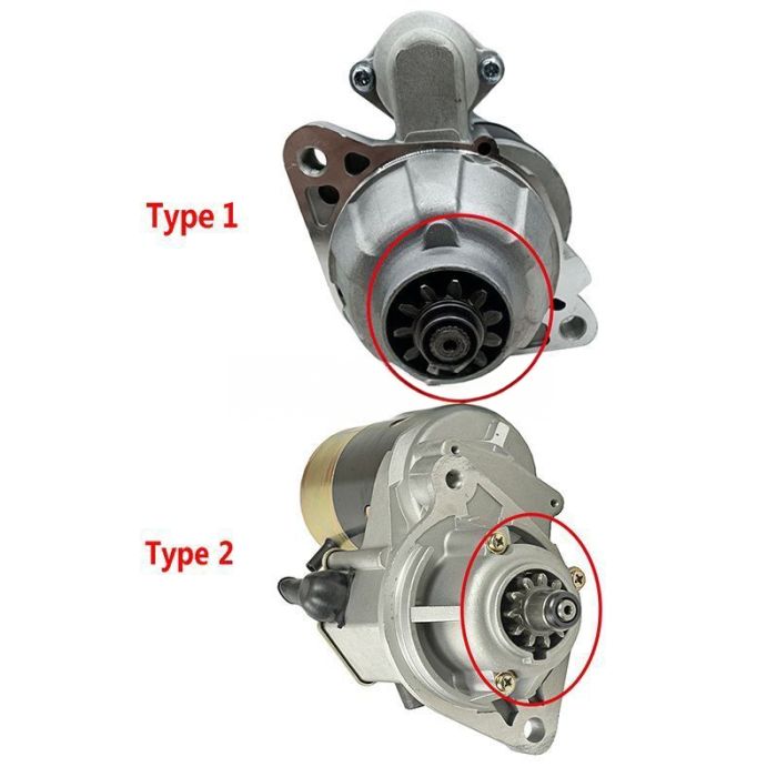 Mitsubishi 24V 11T Starter Motor M3T56071 M3T56072 M3T56084 Compatible for Mitsubishi Engine 6D14 6D15