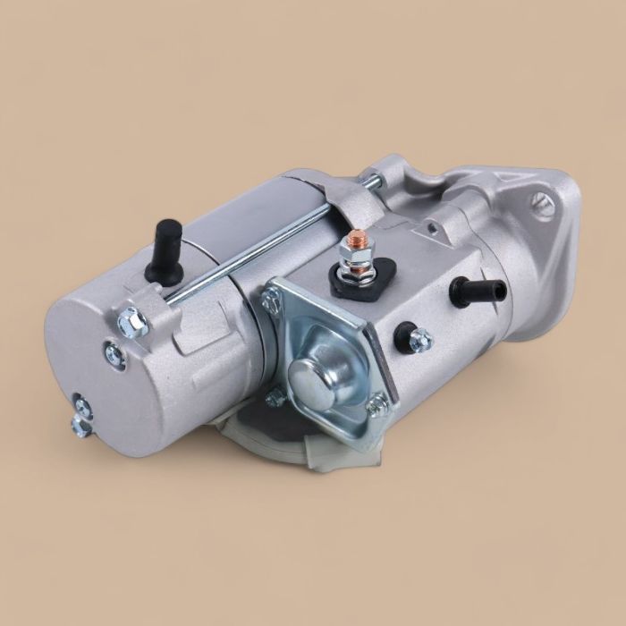 Kubota 12V 9T Starter Motor 17123-63016 Compatible for Kubota Engine D1703 D1803 V2203 V2403 Excavator KX121-3 KX161-3 U45 Tractor L4740 L5040 L5240 L5740 M59 MX4700