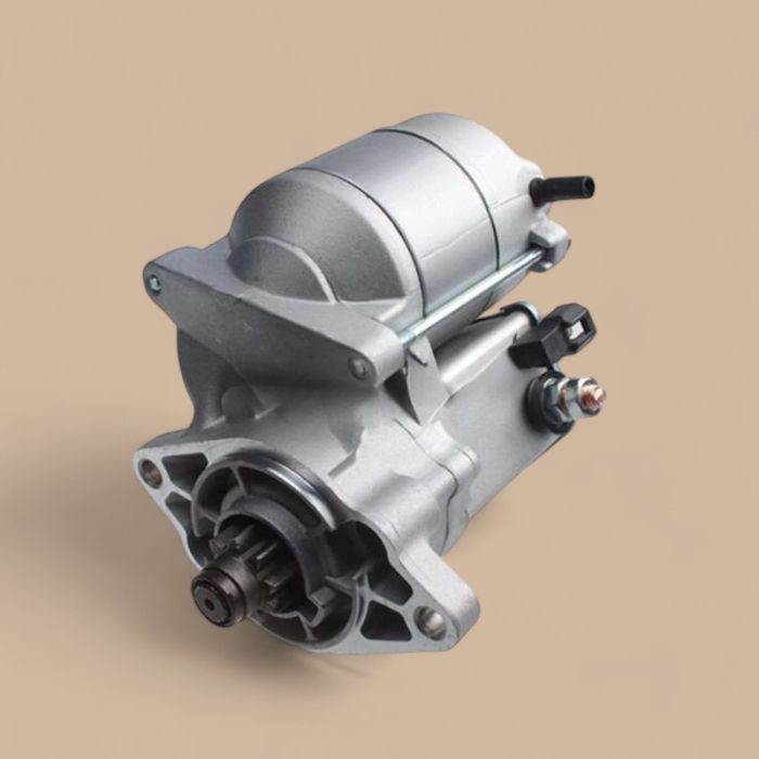 Kubota 12V 9T Starter Motor 16611-63010 Compatible for Kubota Engine D1105 D902 V1505 Excavator KX41-2 KX61-2 KX91-2