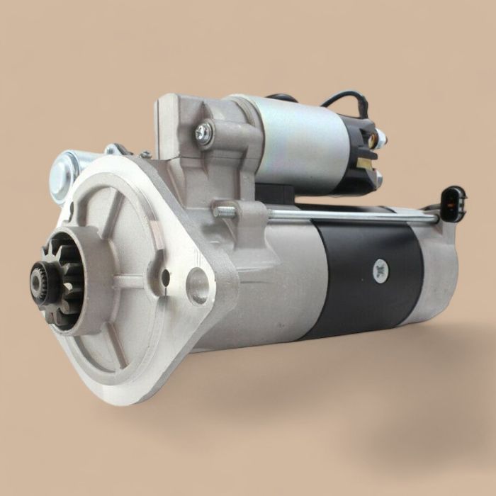 New Holland Starter Motor M8T87171 VAME049303 Compatible for Mitsubishi Engine 4D34 6D34 New Holland Excavator E235SRLC E215 E160 EH160 EH215 E235SR