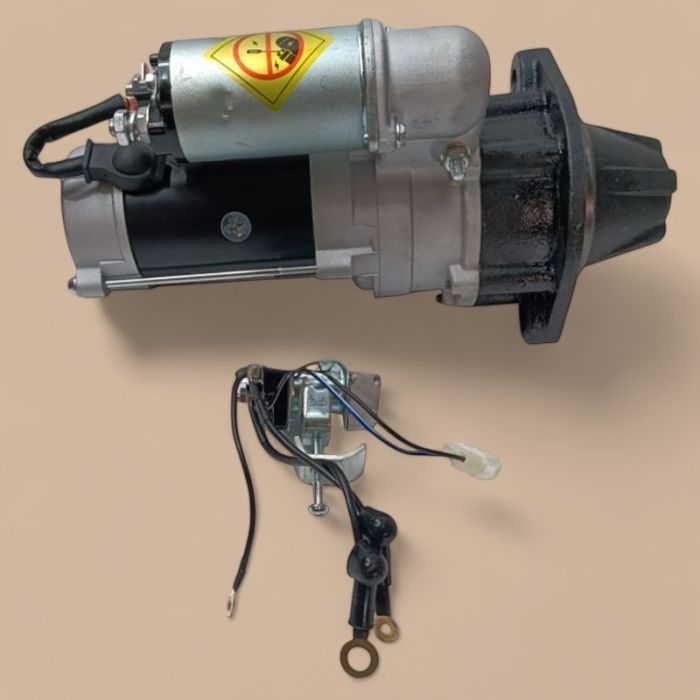Komatsu 24V 11T Starter Motor 600-813-4421 Compatible for Komatsu Engine 6D95 S4D95L-1 Excavator PC120-6 PC100-6 PC200-5 PC210-6 PC220-6