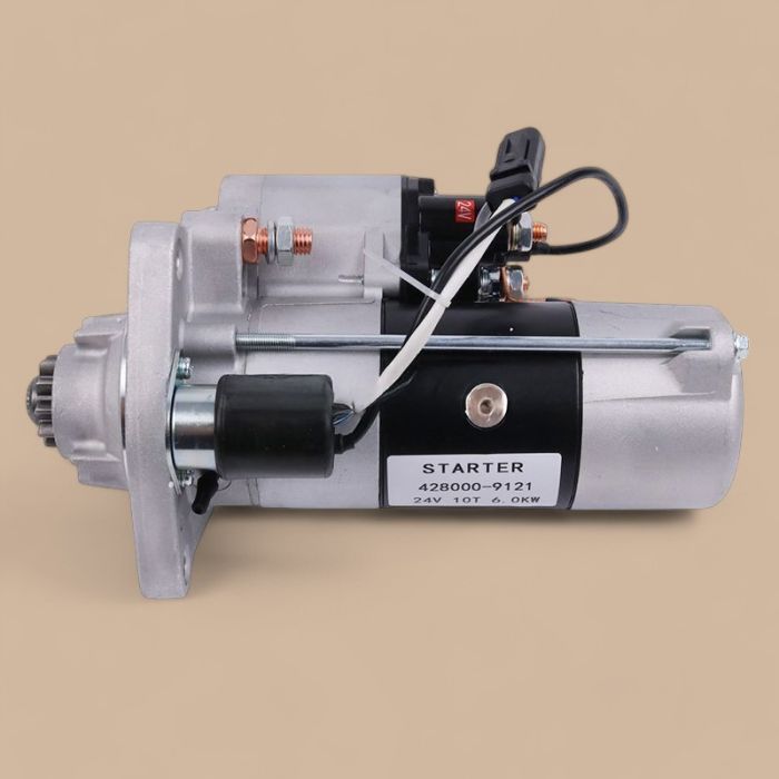 Caterpillar 24V 10T Starter Motor 354-5671 Compatible for Caterpillar CAT Engine C6.6 C7.1 Excavator 320D 324E 329E Loader 924K 930K 938K 938H